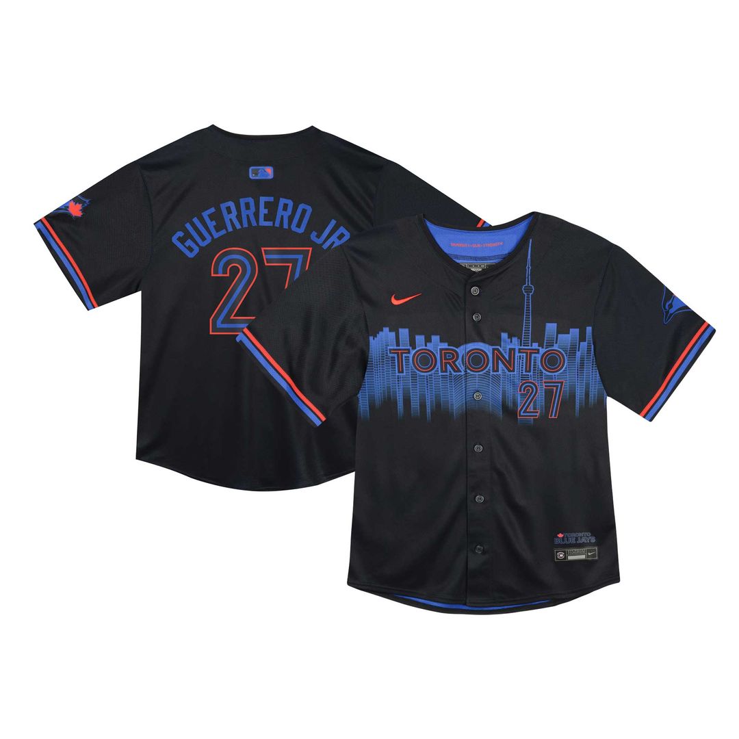 Vladimir Guerrero Jr. Toronto Blue Jays Nike Infant 2024 City Connect Limited Player Jersey - Navy Official MLB Team Apparel Baseball Fan Gear