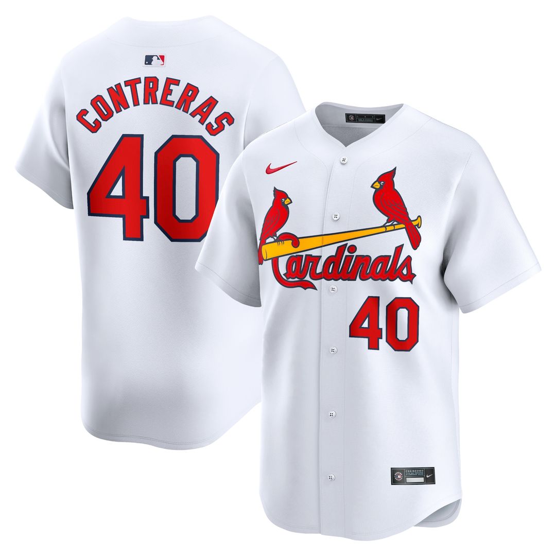 Willson Contreras St. Louis Cardinals Nike Home Limited Player Jersey - White Official MLB Team Apparel Baseball Fan Gear
