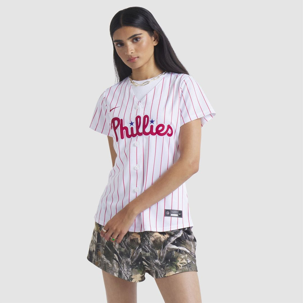 Bryce Harper Philadelphia Phillies Nike Women's Home Replica Player Jersey - White Official MLB Team Apparel Baseball Fan Gear