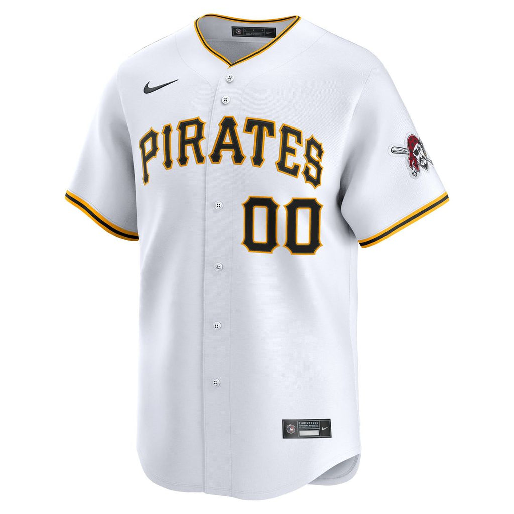 Pittsburgh Pirates Nike Home Limited Pick-A-Player Retired Roster Jersey - White Official MLB Team Apparel Baseball Fan Gear