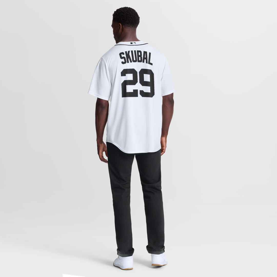 Tarik Skubal Detroit Tigers Nike Home Replica Jersey - White Official MLB Team Apparel Baseball Fan Gear