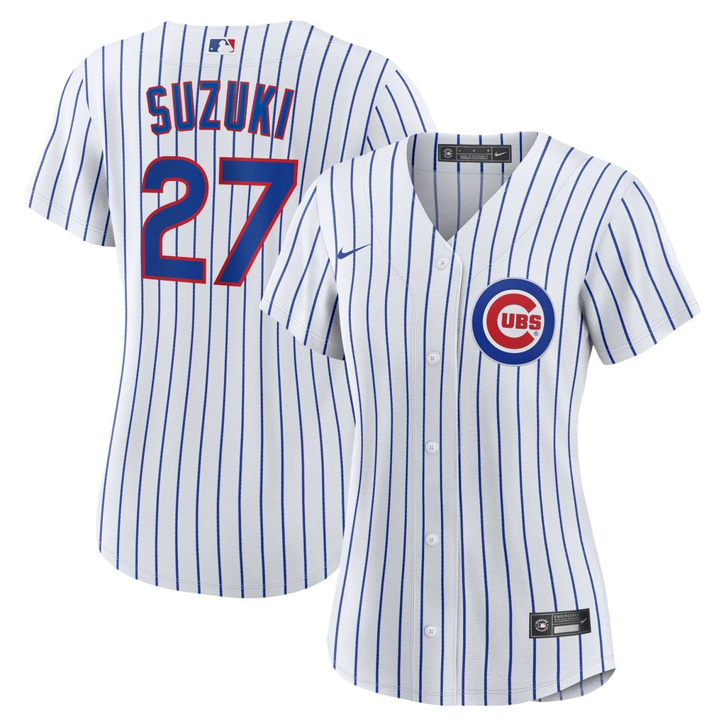 Seiya Suzuki Chicago Cubs Nike Women's Home Replica Jersey - White Official MLB Team Apparel Baseball Fan Gear