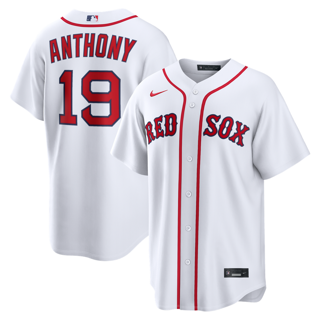 Roman Anthony Boston Red Sox Nike Home Replica Jersey - White Official MLB Team Apparel Baseball Fan Gear