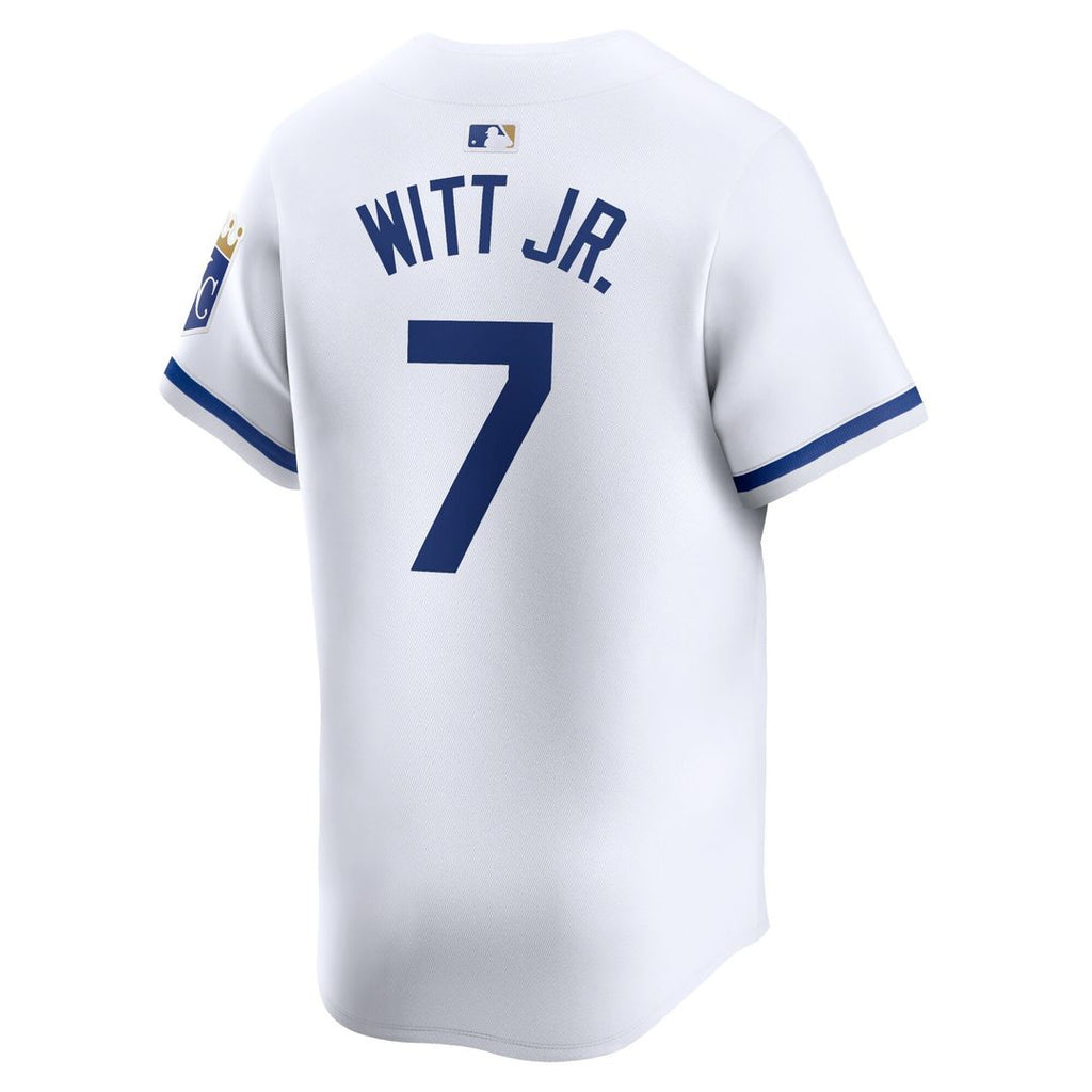 Bobby Witt Jr. Kansas City Royals Nike Home Limited Player Jersey - White Official MLB Team Apparel Baseball Fan Gear
