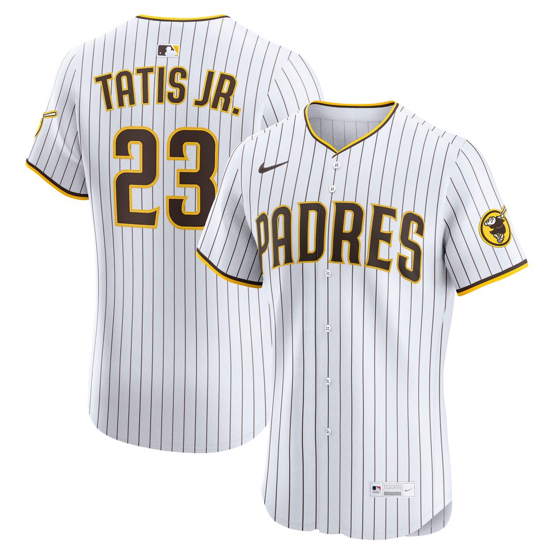 Fernando Tatis Jr. San Diego Padres Nike Home Elite Jersey - White Official MLB Team Apparel Baseball Fan Gear