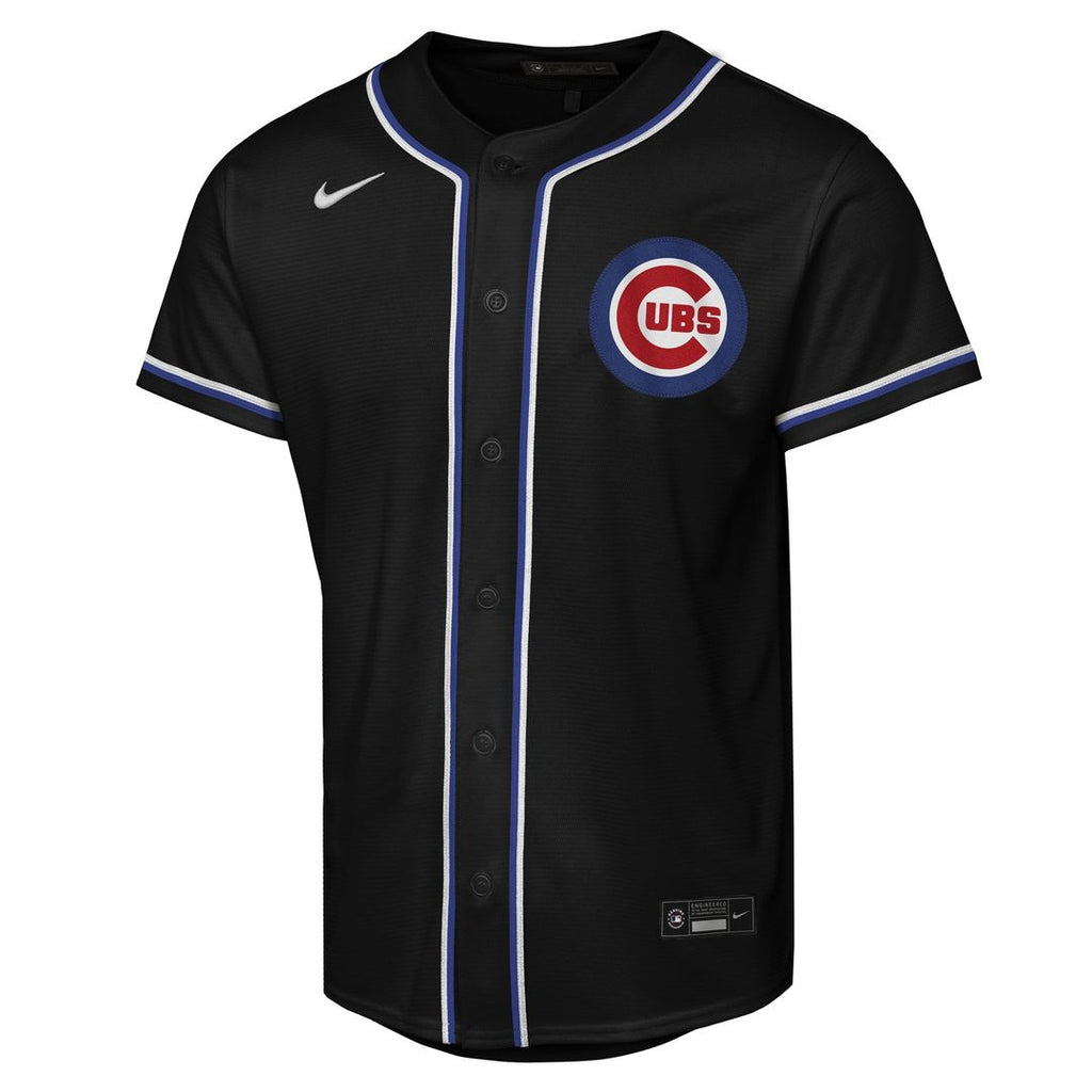 Seiya Suzuki Chicago Cubs Nike Youth Fashion Replica Player Jersey - Black Official MLB Team Apparel Baseball Fan Gear