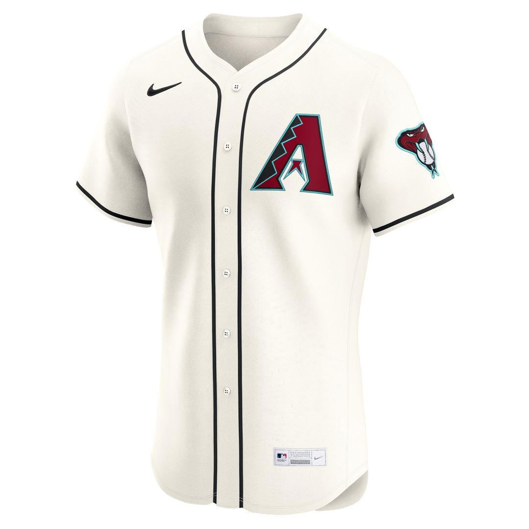 Ketel Marte Arizona Diamondbacks Nike Home Elite Jersey - Cream Official MLB Team Apparel Baseball Fan Gear
