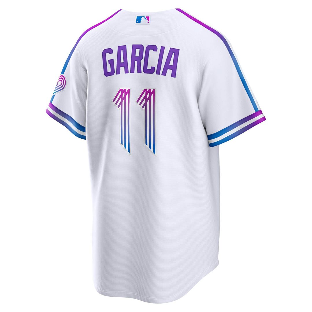 Maikel Garcia Kansas City Royals Nike 2026 City Connect Stadium Jersey - White Official MLB Team Apparel Baseball Fan Gear