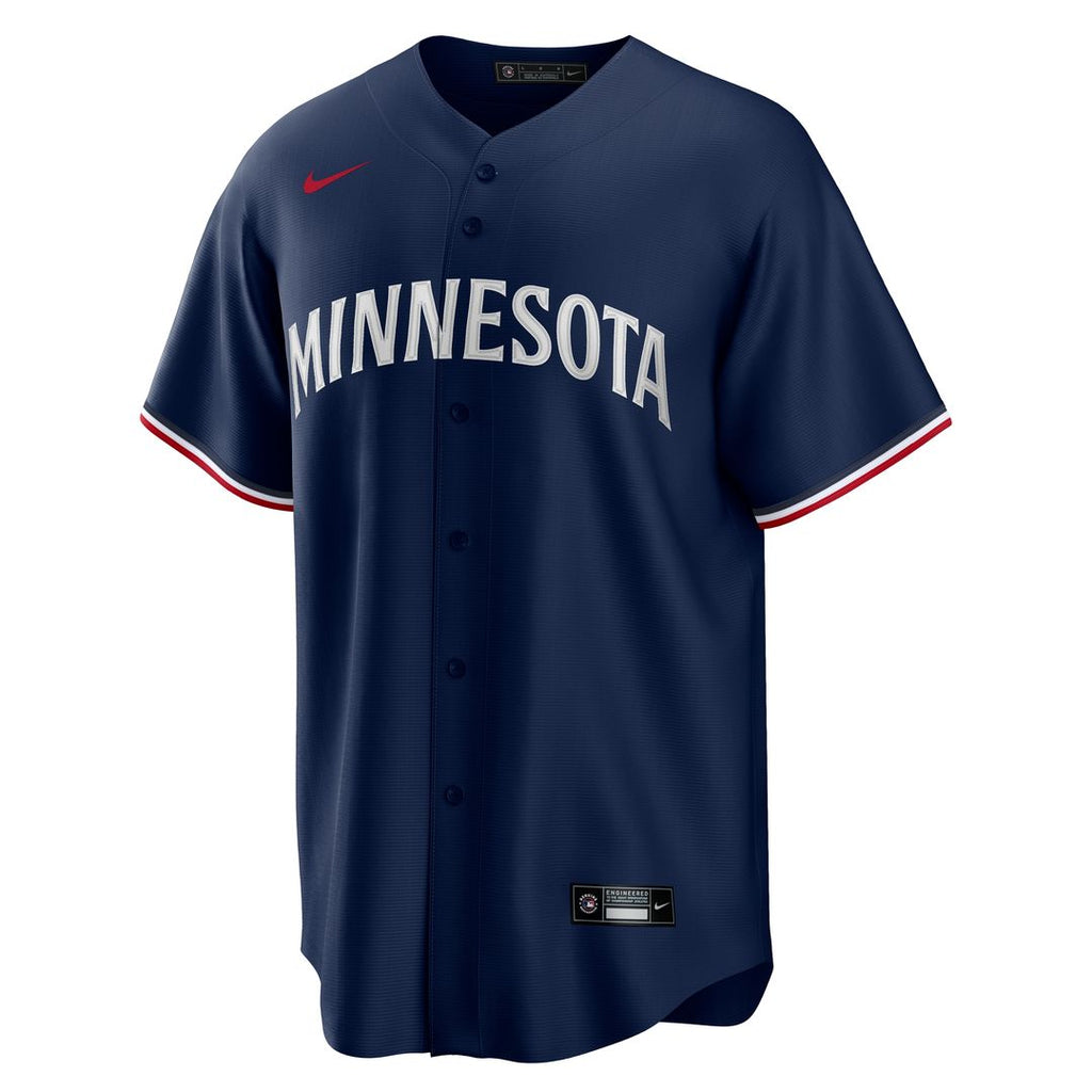 Royce Lewis Minnesota Twins Nike Alternate 2 Replica Jersey - Navy Official MLB Team Apparel Baseball Fan Gear