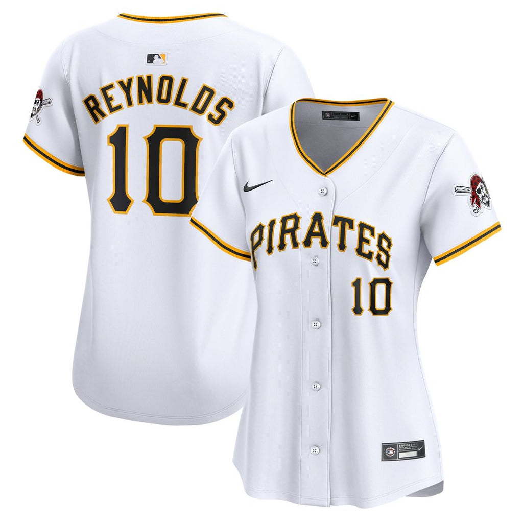 Bryan Reynolds Pittsburgh Pirates Nike Women's Home Limited Player Jersey - White Official MLB Team Apparel Baseball Fan Gear
