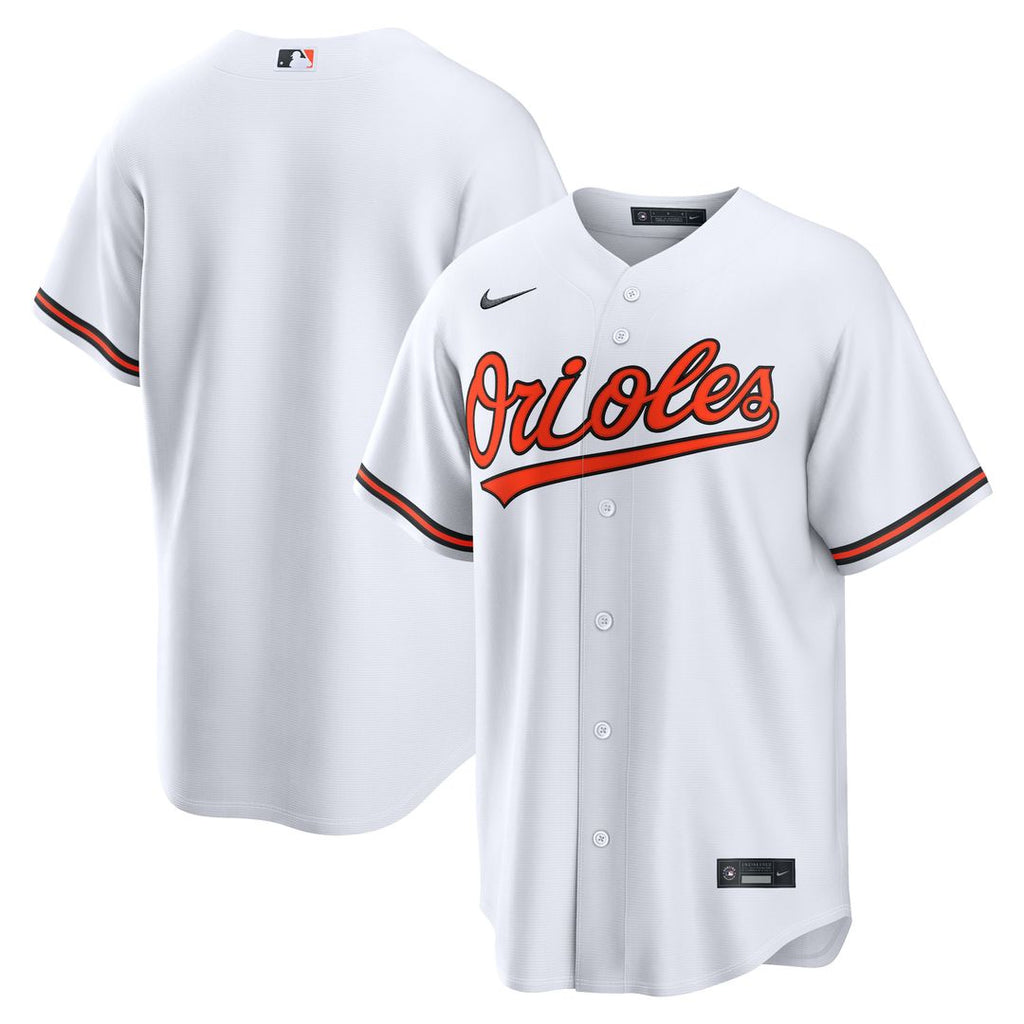 Baltimore Orioles Nike Home Replica Jersey - White Official MLB Team Apparel Baseball Fan Gear