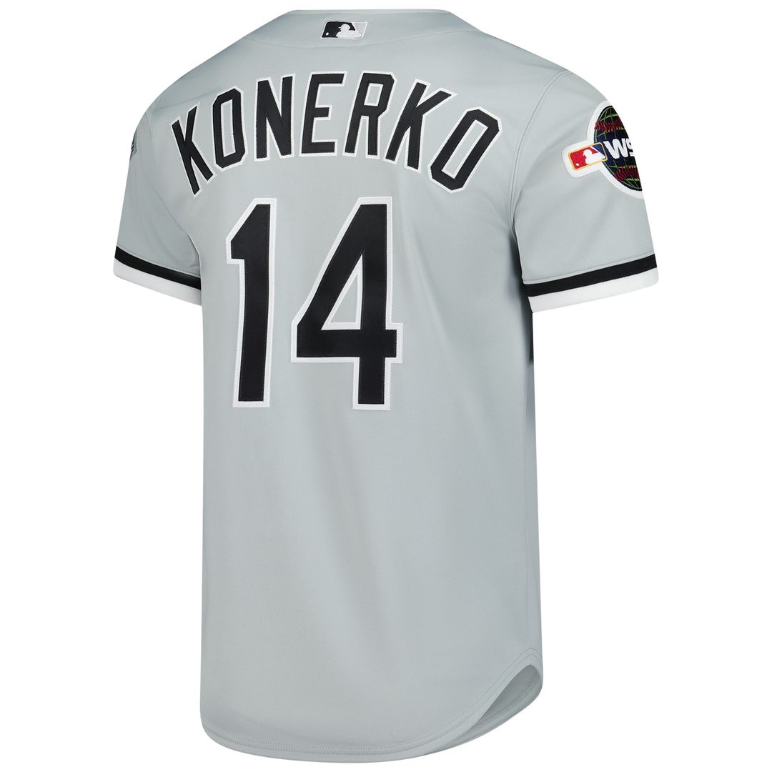 Paul Konerko Chicago White Sox Mitchell & Ness 2005 Cooperstown Collection Authentic Jersey - Gray Official MLB Team Apparel Baseball Fan Gear