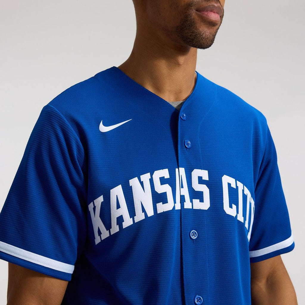 Kansas City Royals Nike Alternate Replica Team Jersey - Royal Official MLB Team Apparel Baseball Fan Gear