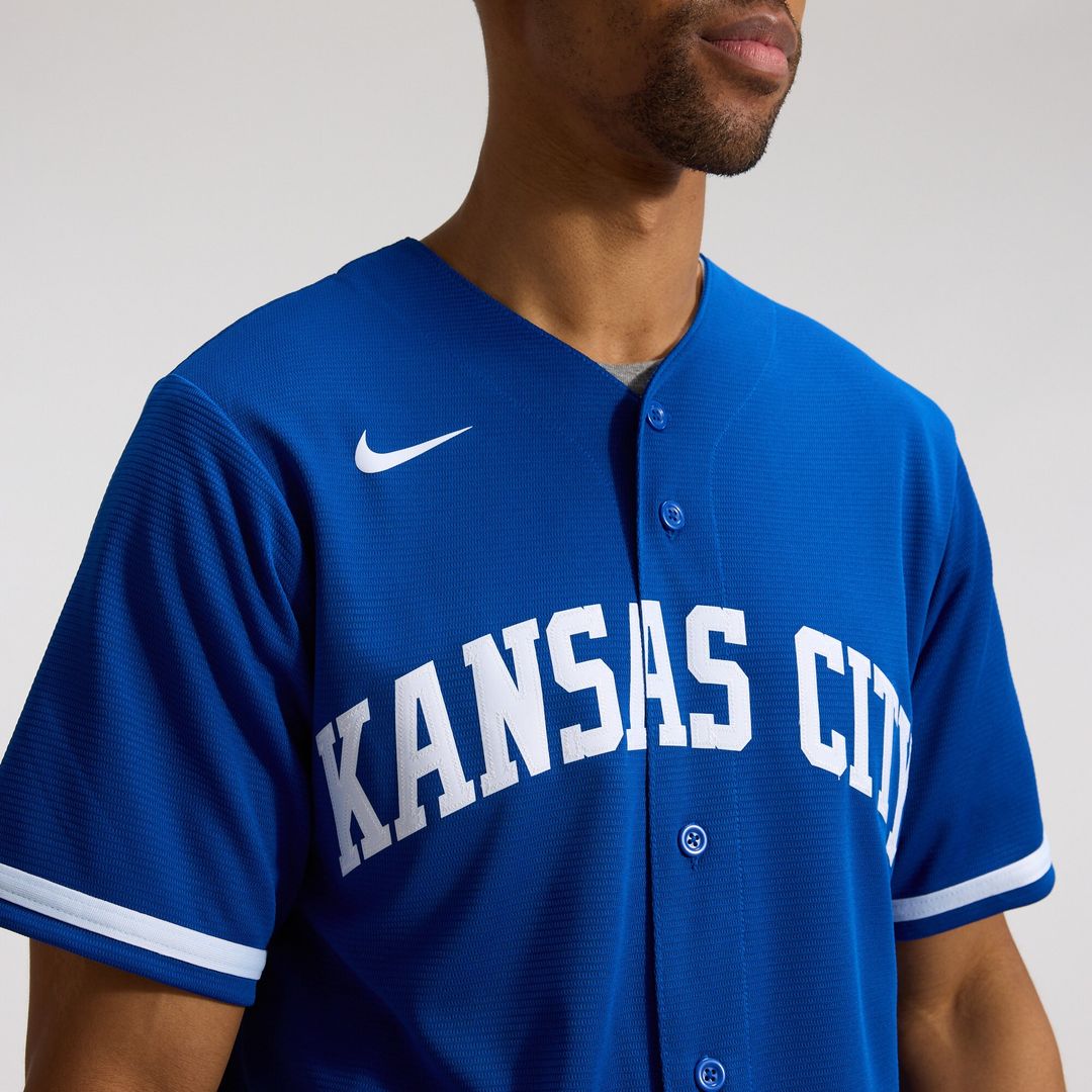 Kansas City Royals Nike Alternate Replica Team Jersey - Royal Official MLB Team Apparel Baseball Fan Gear