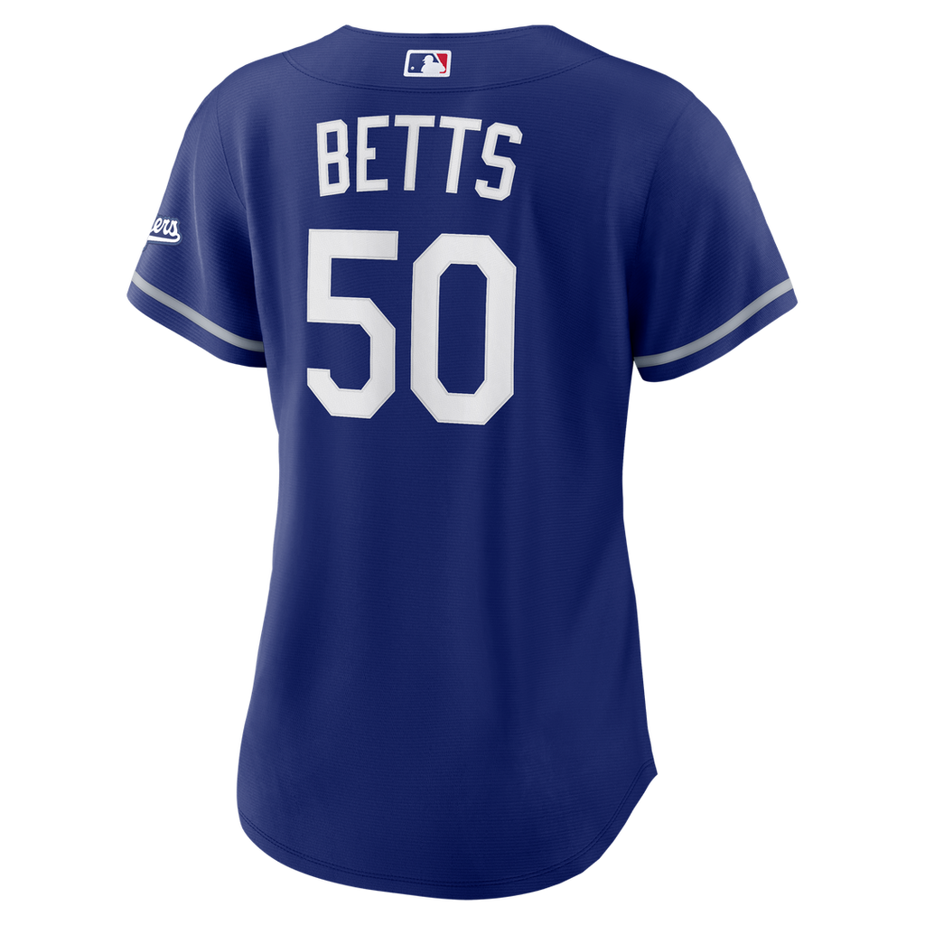 Mookie Betts Los Angeles Dodgers Nike Women's Alternate Stadium Jersey - Royal Official MLB Team Apparel Baseball Fan Gear