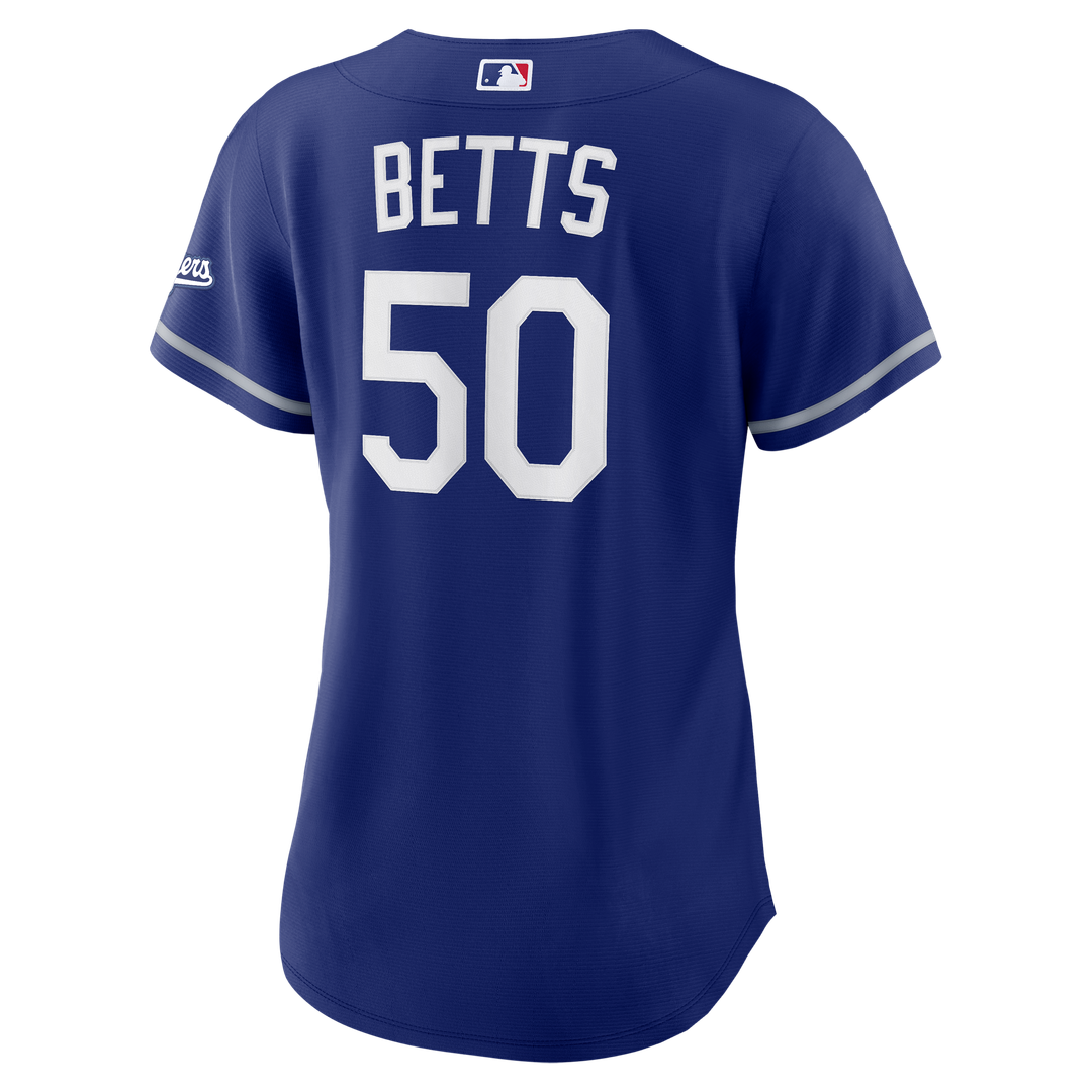 Mookie Betts Los Angeles Dodgers Nike Women's Alternate Stadium Jersey - Royal Official MLB Team Apparel Baseball Fan Gear