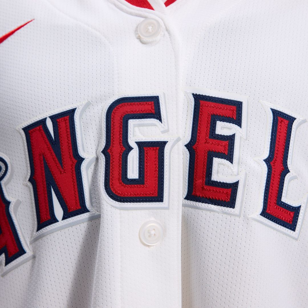 Los Angeles Angels Nike Women's Home Limited Jersey - White Official MLB Team Apparel Baseball Fan Gear