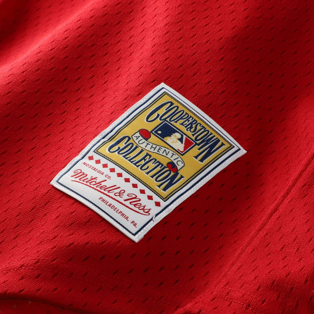 Ozzie Smith St. Louis Cardinals Mitchell & Ness Authentic Batting Practice Jersey - Scarlet Official MLB Team Apparel Baseball Fan Gear