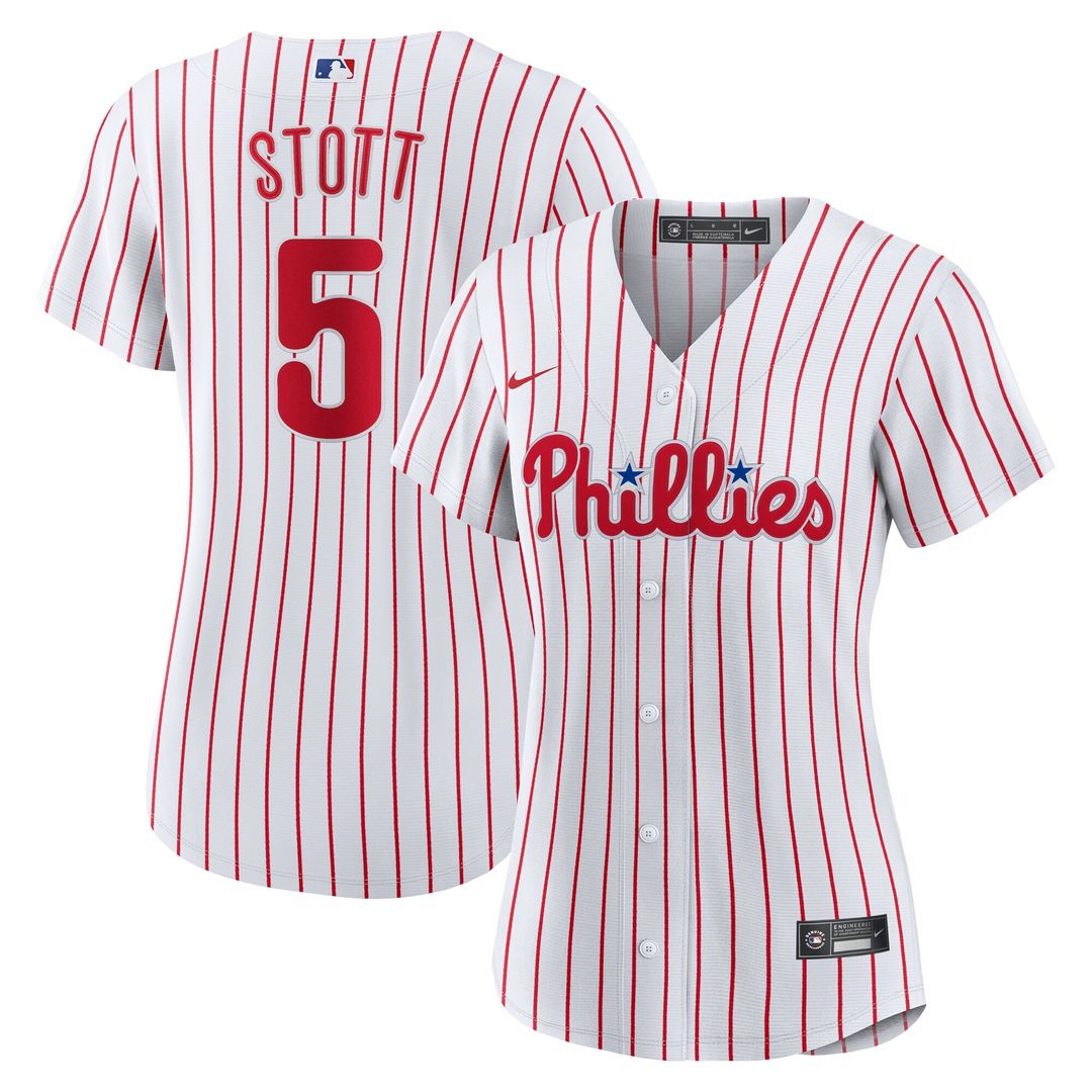 Bryson Stott Philadelphia Phillies Nike Women's Home Replica Jersey - White Official MLB Team Apparel Baseball Fan Gear