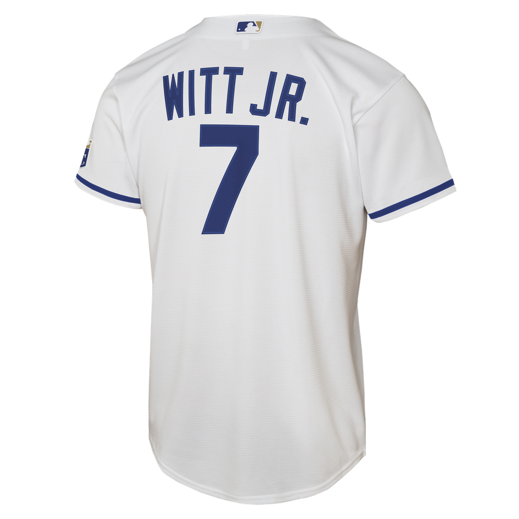 Bobby Witt Jr. Kansas City Royals Nike Youth Alternate Stadium Jersey - Light Blue Official MLB Team Apparel Baseball Fan Gear