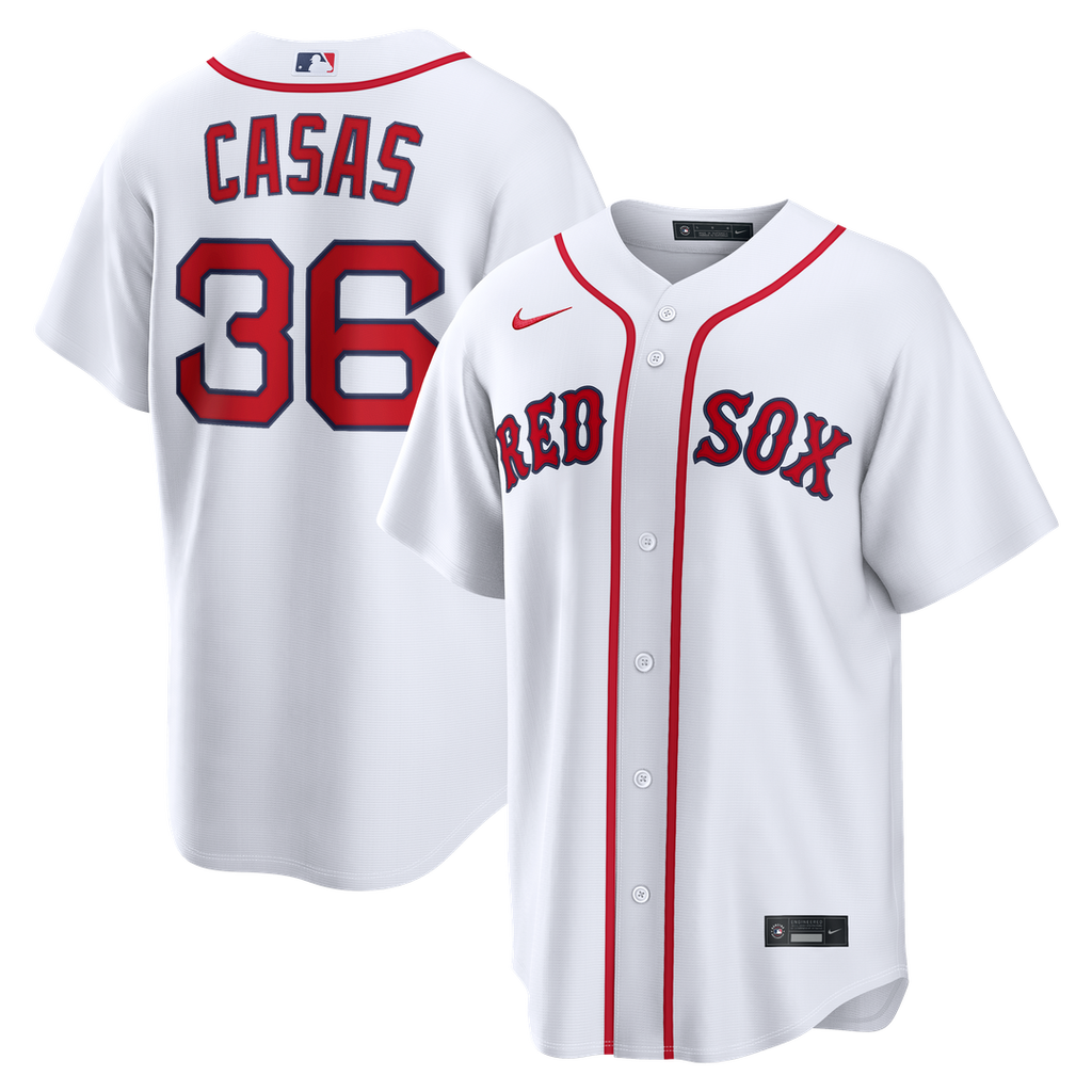 Triston Casas Boston Red Sox Nike Home Replica Jersey - White Official MLB Team Apparel Baseball Fan Gear