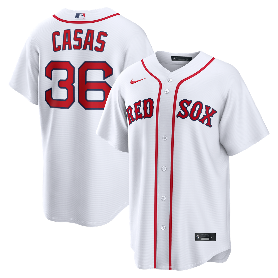 Triston Casas Boston Red Sox Nike Home Replica Jersey - White Official MLB Team Apparel Baseball Fan Gear
