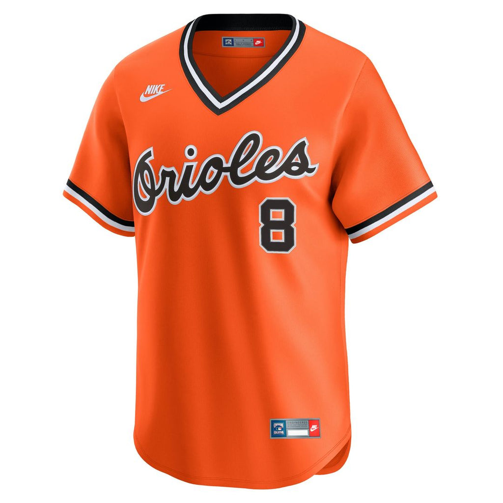 Cal Ripken Sr. Baltimore Orioles Nike Throwback Cooperstown Collection Limited Jersey - Orange Official MLB Team Apparel Baseball Fan Gear