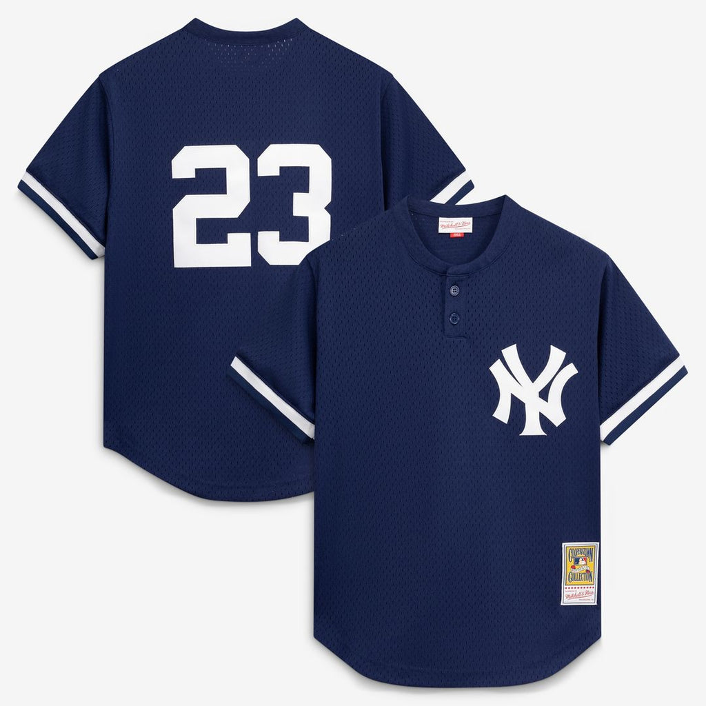 Don Mattingly New York Yankees Mitchell & Ness Authentic Batting Practice Jersey - Navy Official MLB Team Apparel Baseball Fan Gear