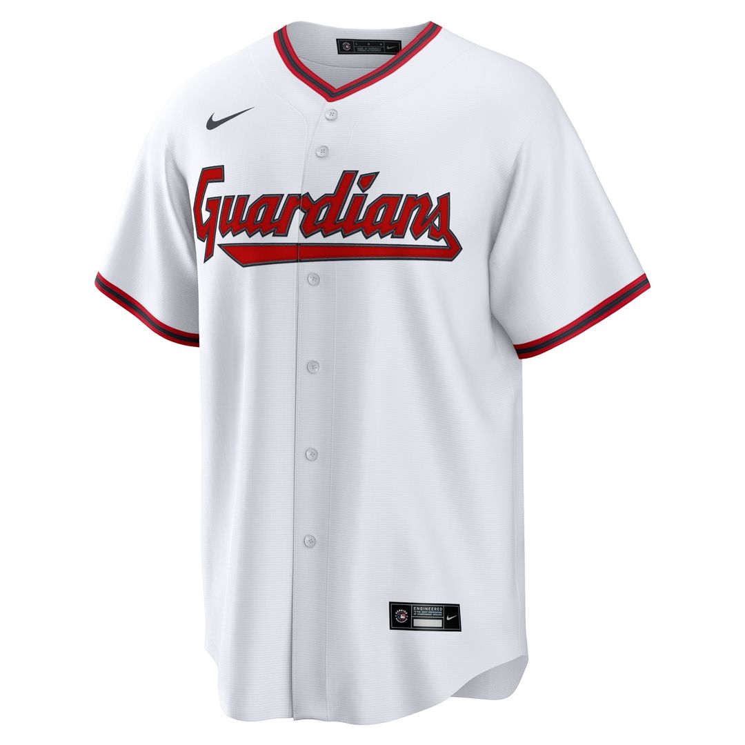 Cleveland Guardians Nike Youth Home Replica Jersey - White Official MLB Team Apparel Baseball Fan Gear