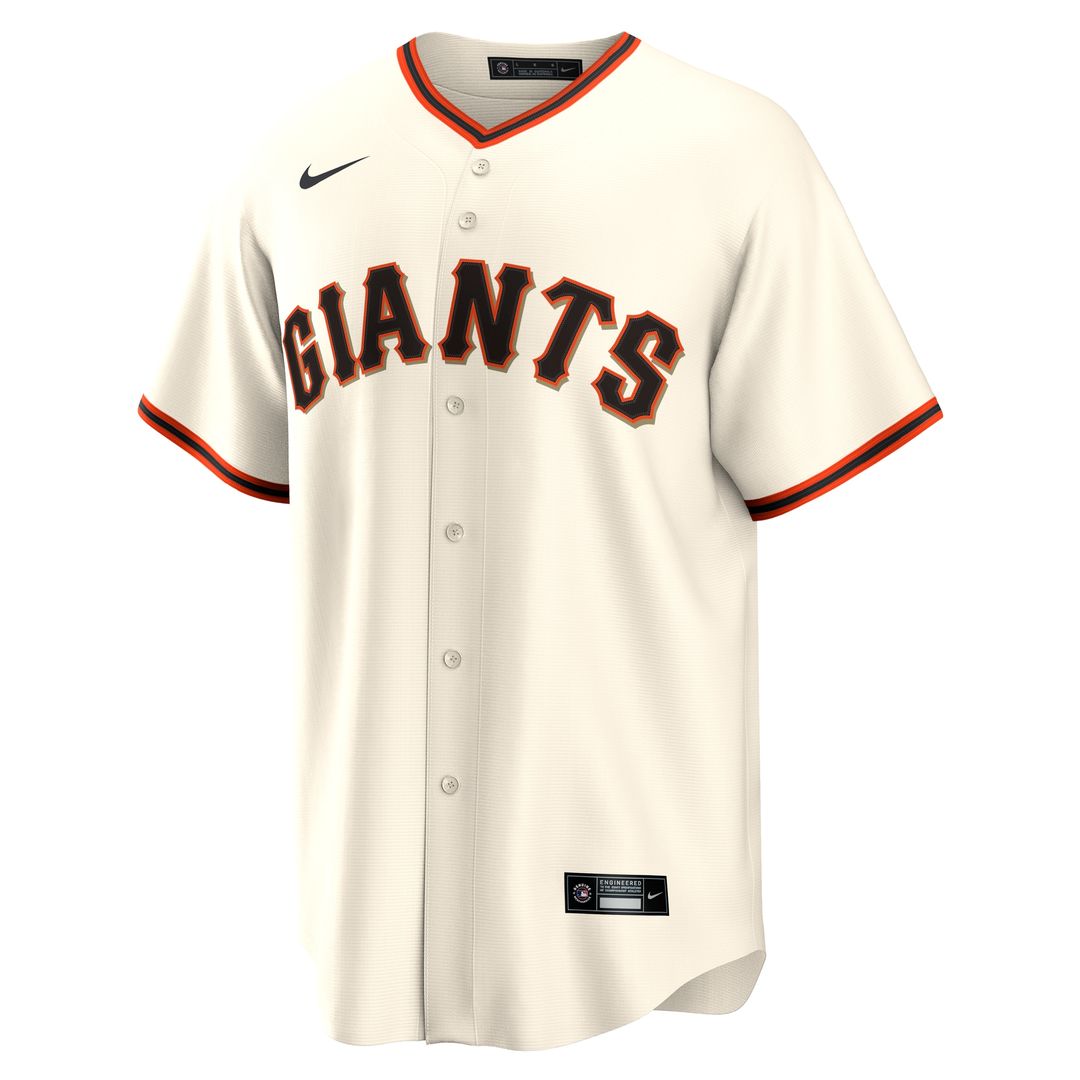 Willy Adames San Francisco Giants Nike Home Replica Jersey - Cream Official MLB Team Apparel Baseball Fan Gear
