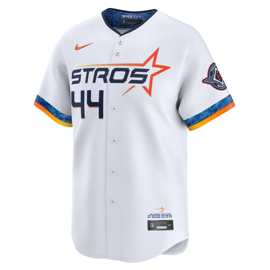 Yordan Alvarez Houston Astros Nike 2025 City Connect Limited Player Jersey - White Official MLB Team Apparel Baseball Fan Gear