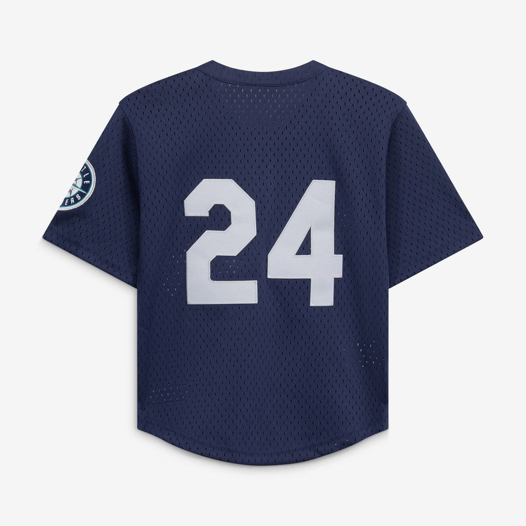Ken Griffey Jr. Seattle Mariners Mitchell & Ness Preschool Cooperstown Collection Mesh Batting Practice Jersey - Navy Official MLB Team Apparel Baseba