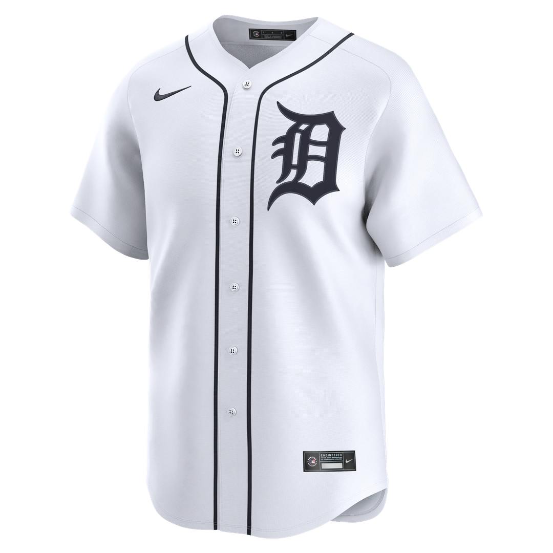 Tarik Skubal Detroit Tigers Nike Home Limited Player Jersey - White Official MLB Team Apparel Baseball Fan Gear