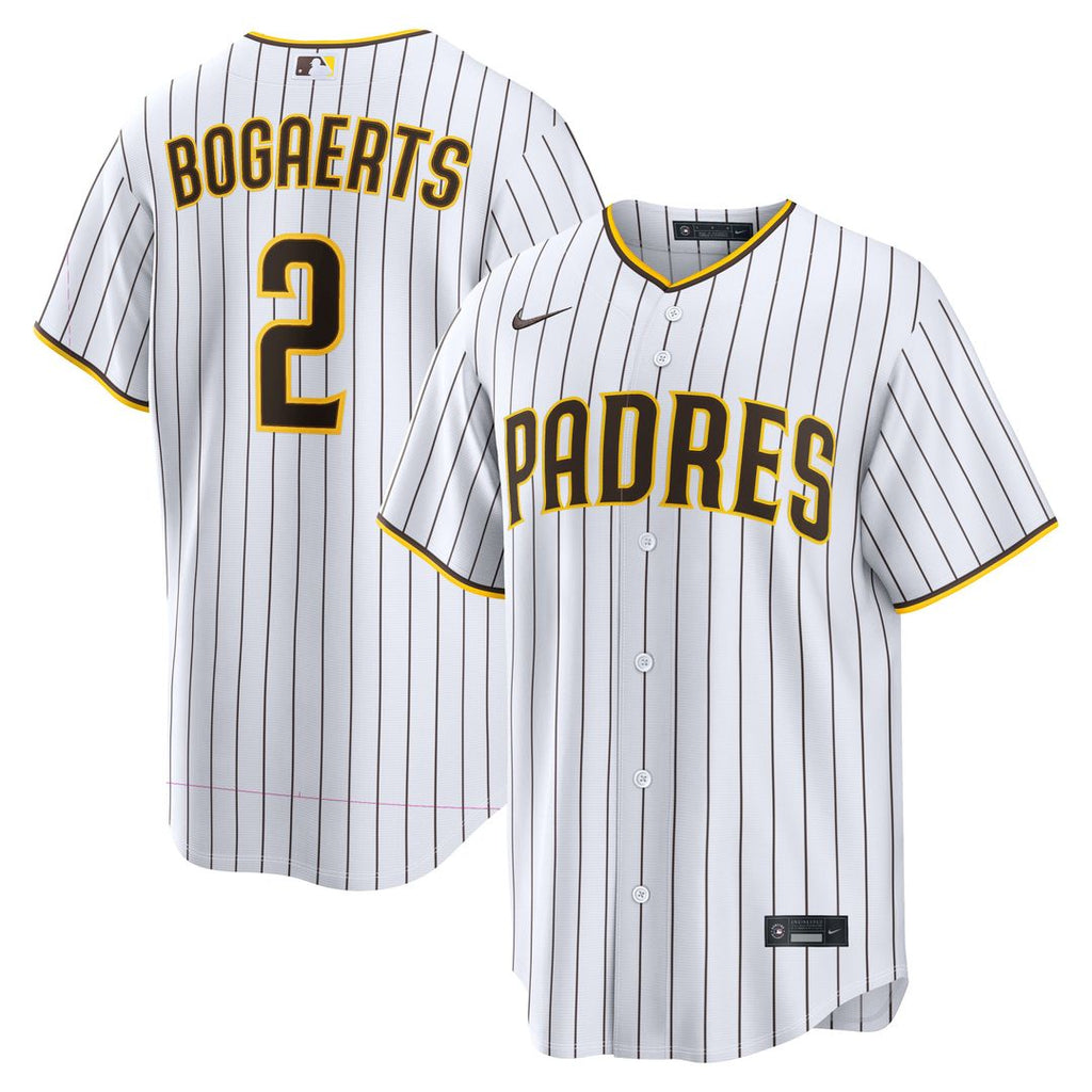 Xander Bogaerts San Diego Padres Nike Home Replica Jersey - White Official MLB Team Apparel Baseball Fan Gear