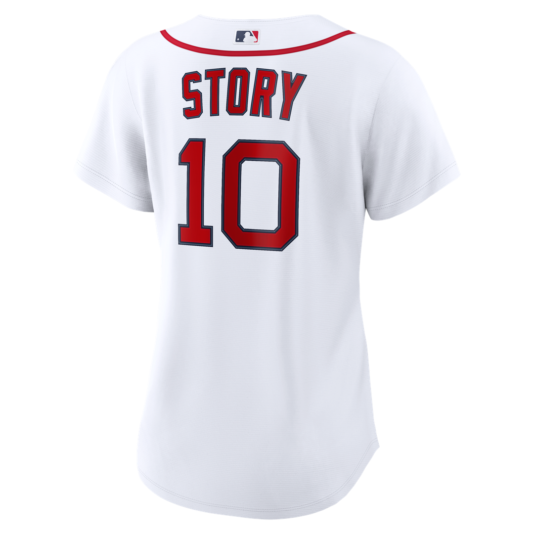 Trevor Story Boston Red Sox Nike Women's Home Replica Jersey - White Official MLB Team Apparel Baseball Fan Gear