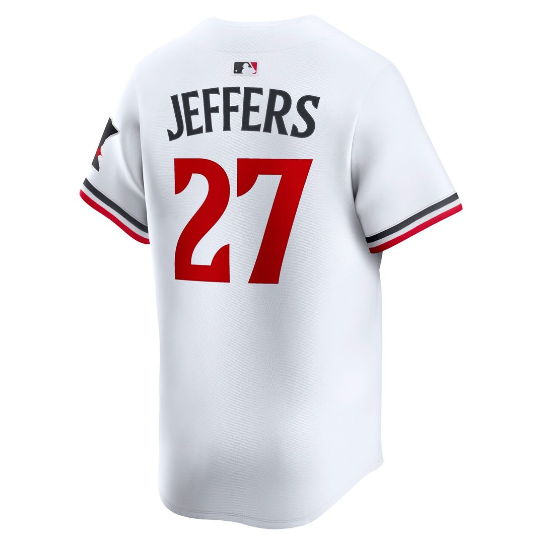Ryan Jeffers Minnesota Twins Nike Home Limited Player Jersey - White Official MLB Team Apparel Baseball Fan Gear