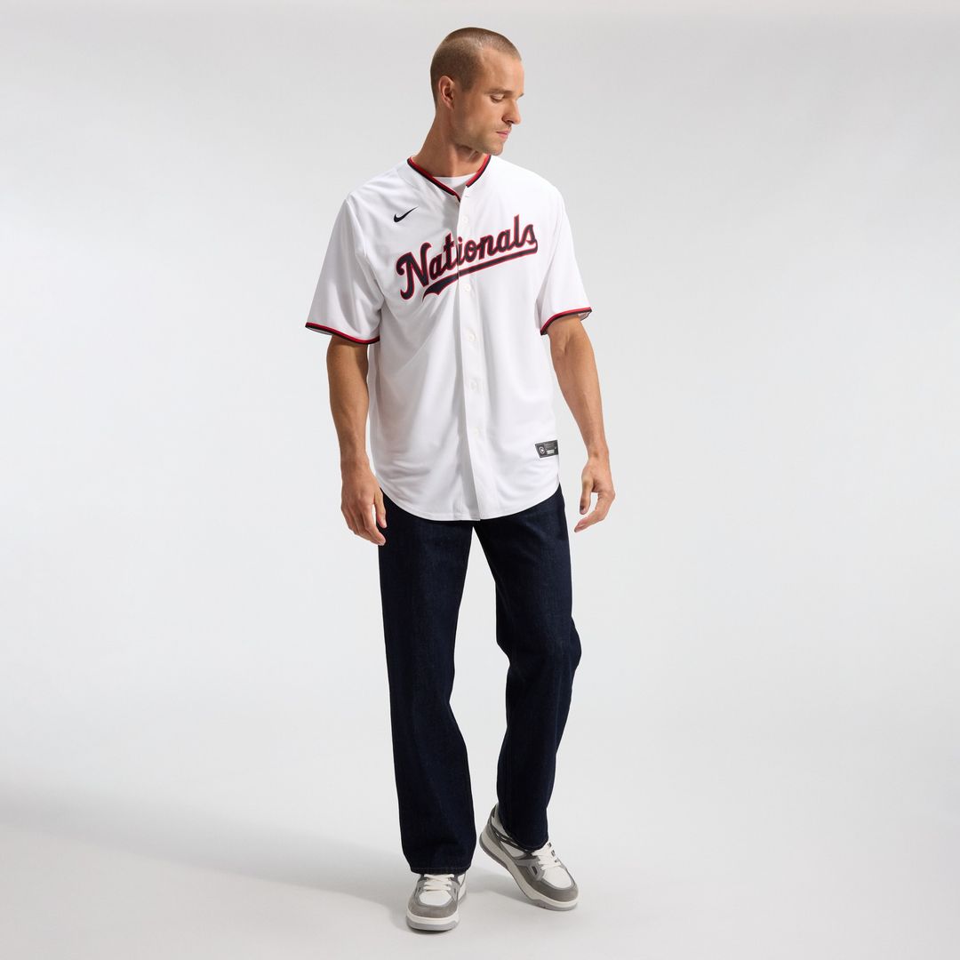 CJ Abrams Washington Nationals Nike Home Replica Jersey - White Official MLB Team Apparel Baseball Fan Gear