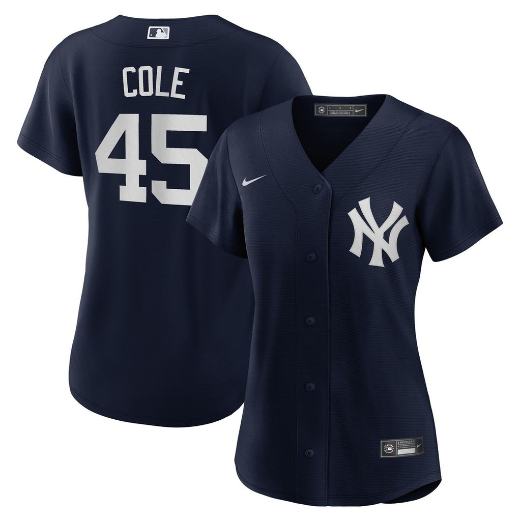 Gerrit Cole New York Yankees Nike Women's Alternate Replica Player Jersey - Navy Official MLB Team Apparel Baseball Fan Gear
