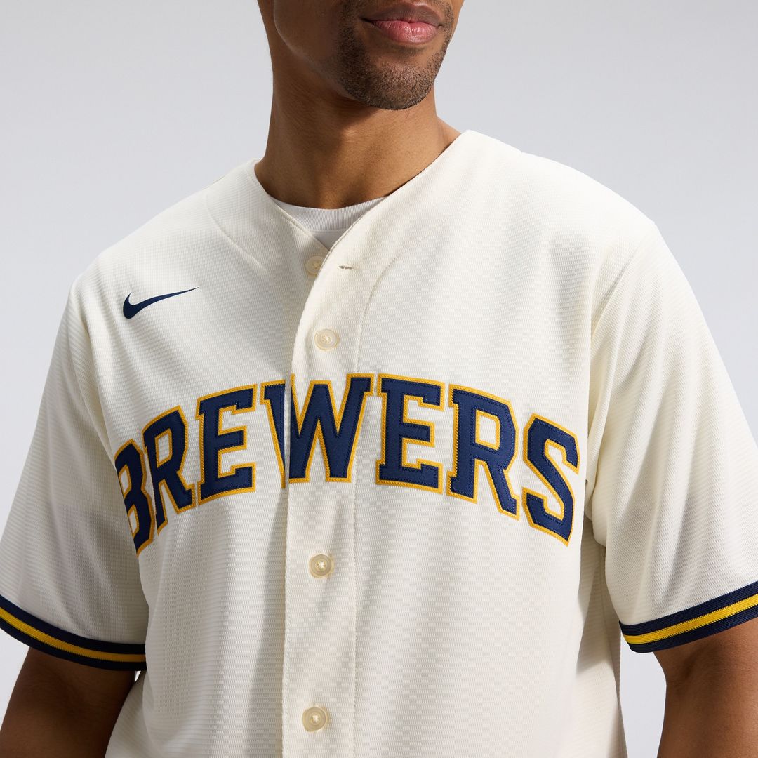 Milwaukee Brewers Nike Alternate Replica Team Jersey - Navy Official MLB Team Apparel Baseball Fan Gear