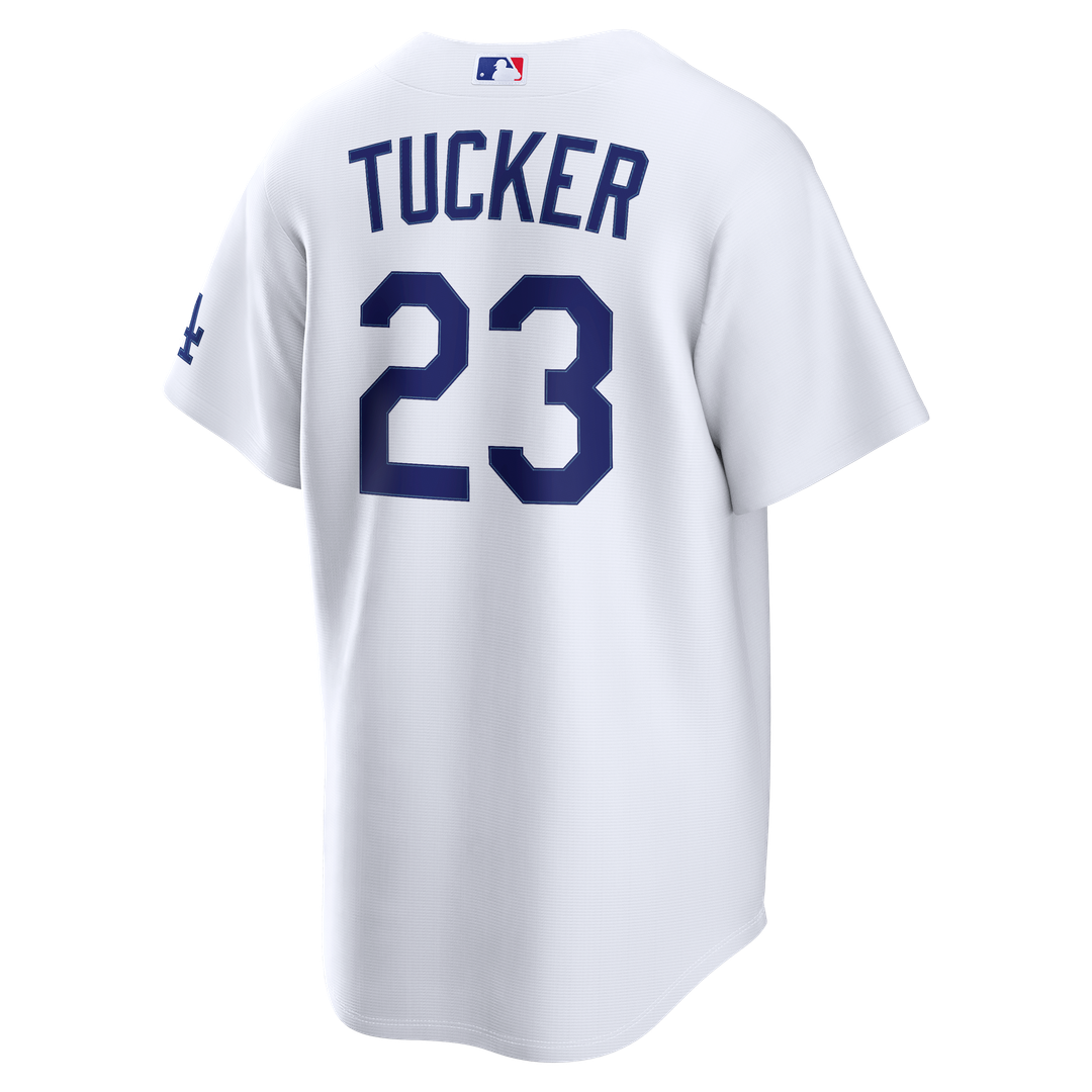 Kyle Tucker Los Angeles Dodgers Nike Home Stadium Jersey - White Official MLB Team Apparel Baseball Fan Gear