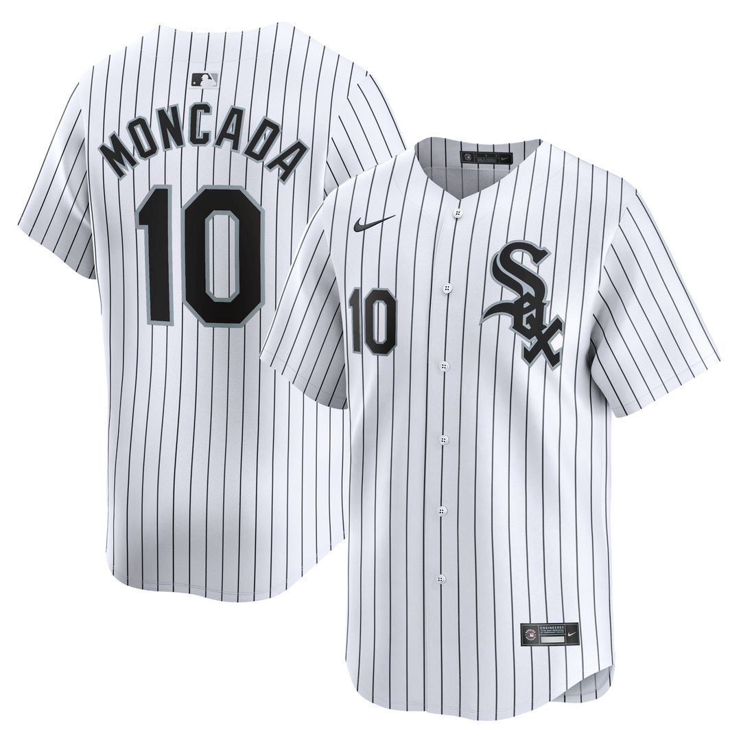 Yoan Moncada Chicago White Sox Nike Home Limited Player Jersey - White Official MLB Team Apparel Baseball Fan Gear