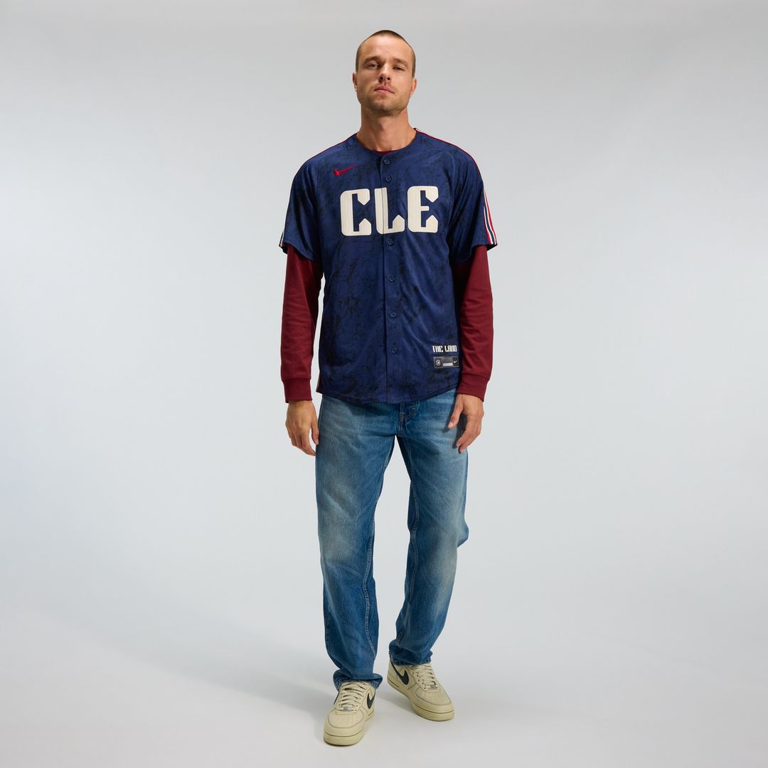 Cleveland Guardians Nike City Connect Limited Jersey - Navy Official MLB Team Apparel Baseball Fan Gear