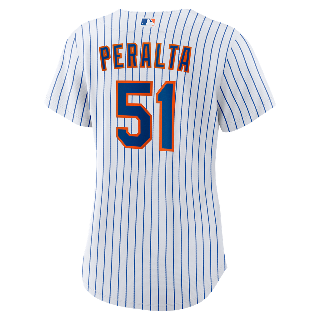 Freddy Peralta New York Mets Nike Women's Home Replica Jersey - White Official MLB Team Apparel Baseball Fan Gear