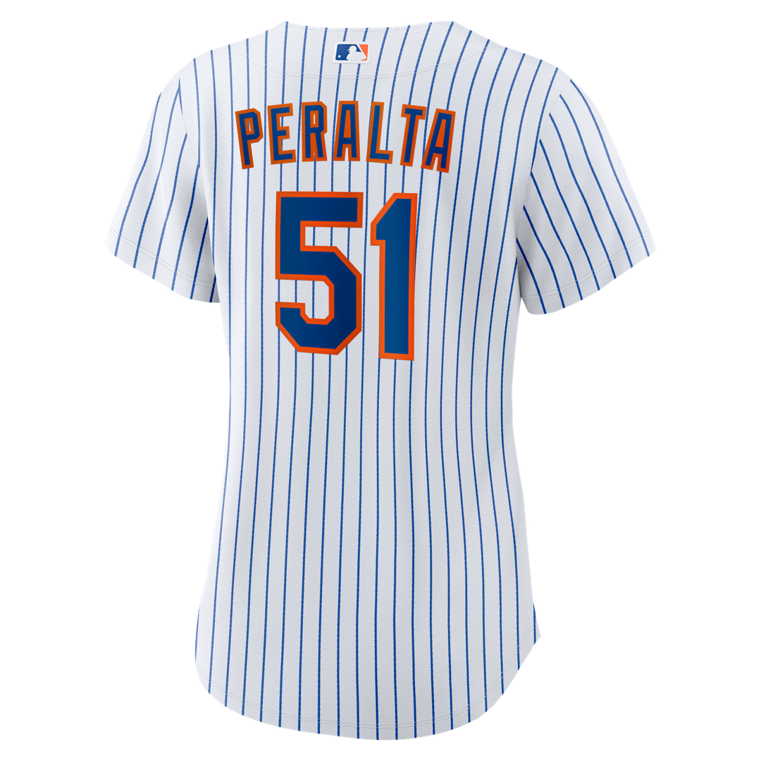 Freddy Peralta New York Mets Nike Women's Home Replica Jersey - White Official MLB Team Apparel Baseball Fan Gear