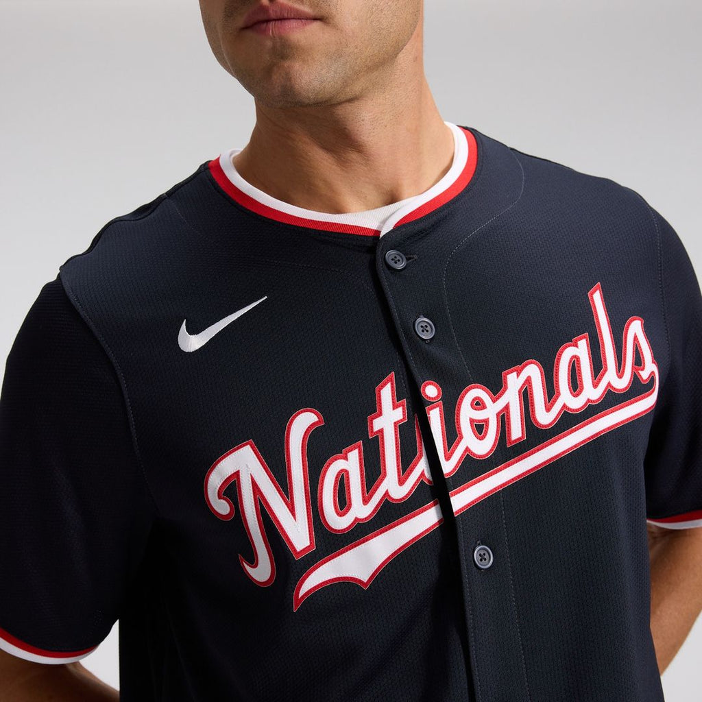 James Wood Washington Nationals Nike Alternate Limited Player Jersey - Navy Official MLB Team Apparel Baseball Fan Gear