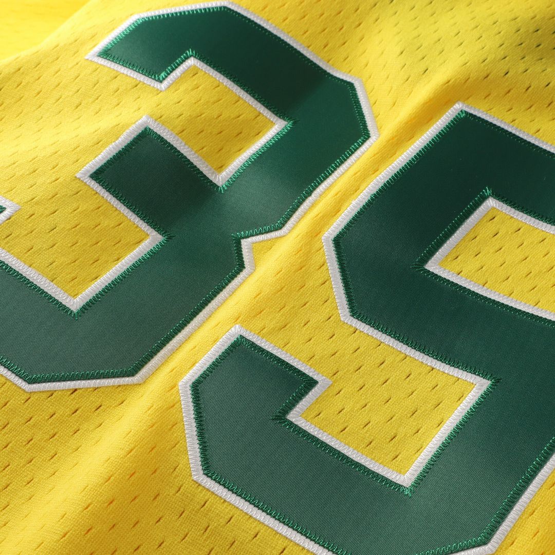 Rickey Henderson Athletics Mitchell & Ness Authentic Batting Practice Jersey - Yellow Official MLB Team Apparel Baseball Fan Gear