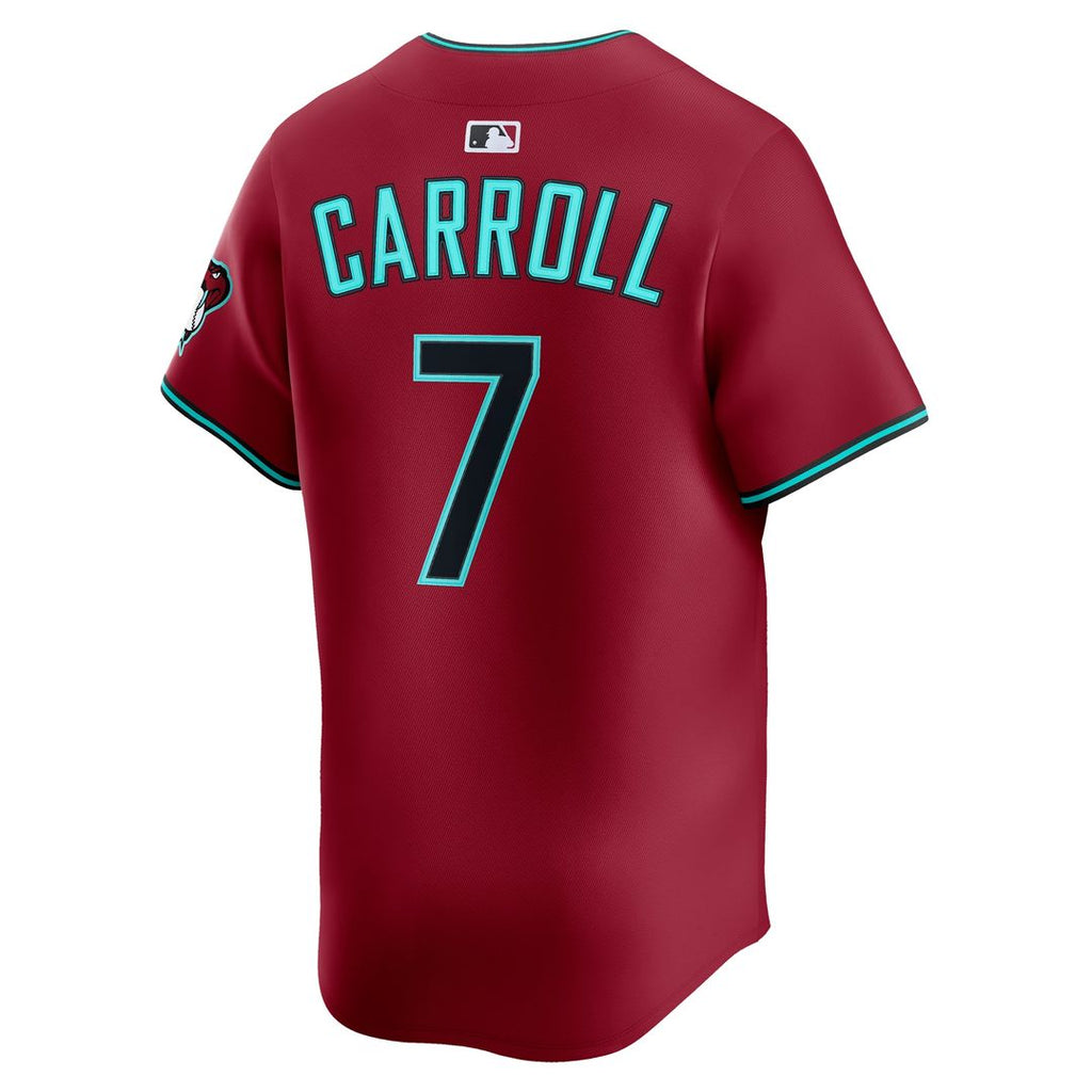 Corbin Carroll Arizona Diamondbacks Nike Alternate Limited Jersey - Red Official MLB Team Apparel Baseball Fan Gear