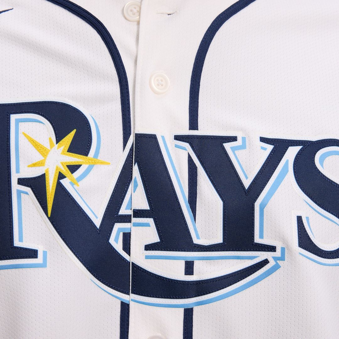 Yandy Diaz Tampa Bay Rays Nike Home Limited Player Jersey - White Official MLB Team Apparel Baseball Fan Gear