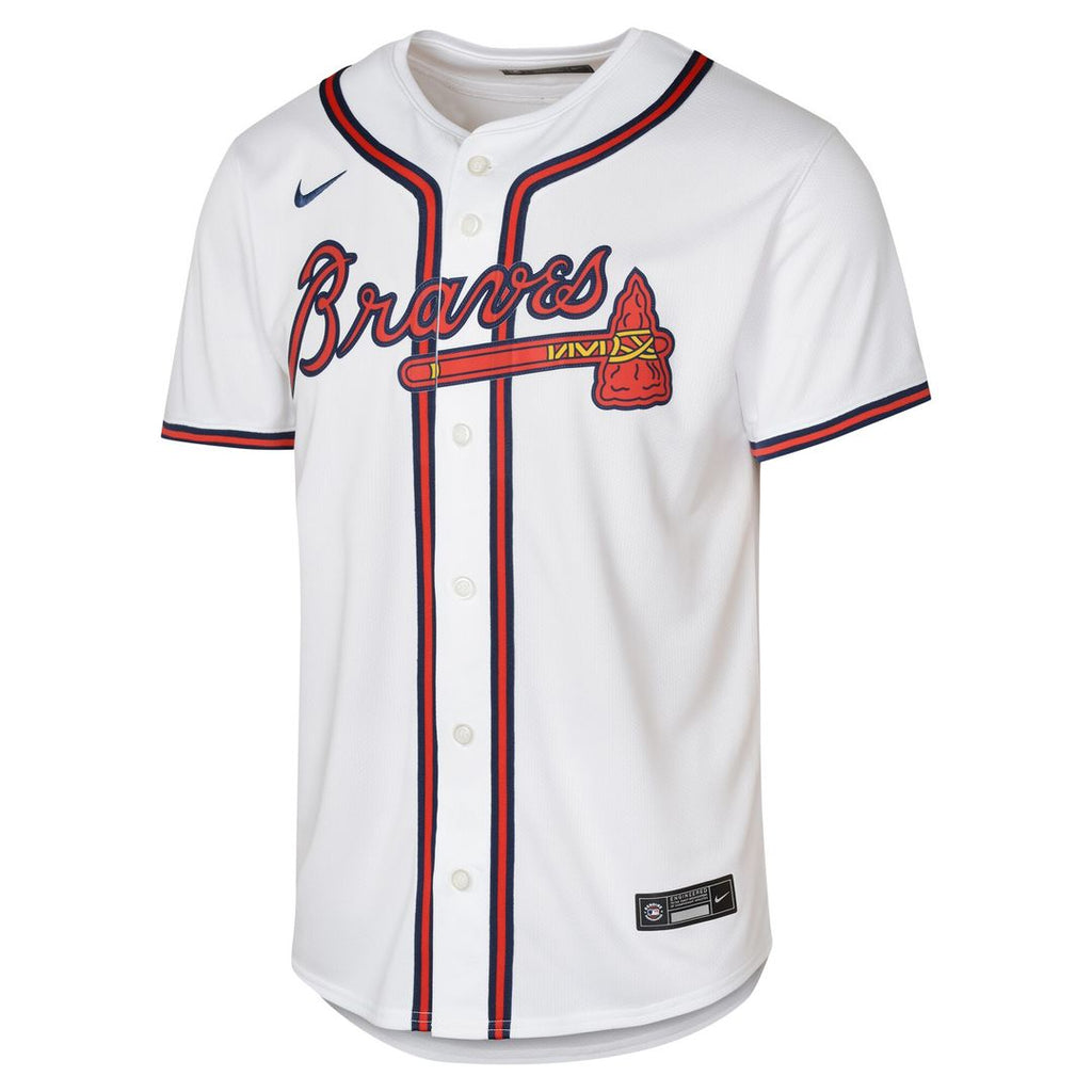 Ronald Acuña Jr. Atlanta Braves Nike Youth Home Limited Player Jersey - White Official MLB Team Apparel Baseball Fan Gear