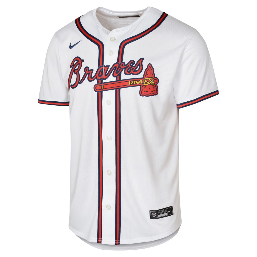 Ronald Acuña Jr. Atlanta Braves Nike Youth Home Limited Player Jersey - White Official MLB Team Apparel Baseball Fan Gear